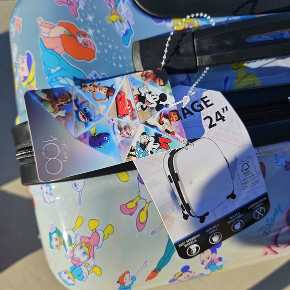 Bioworld Exclusive Disney 100 Characters Limited Edition 24” Luggage - Picture 8 of 8